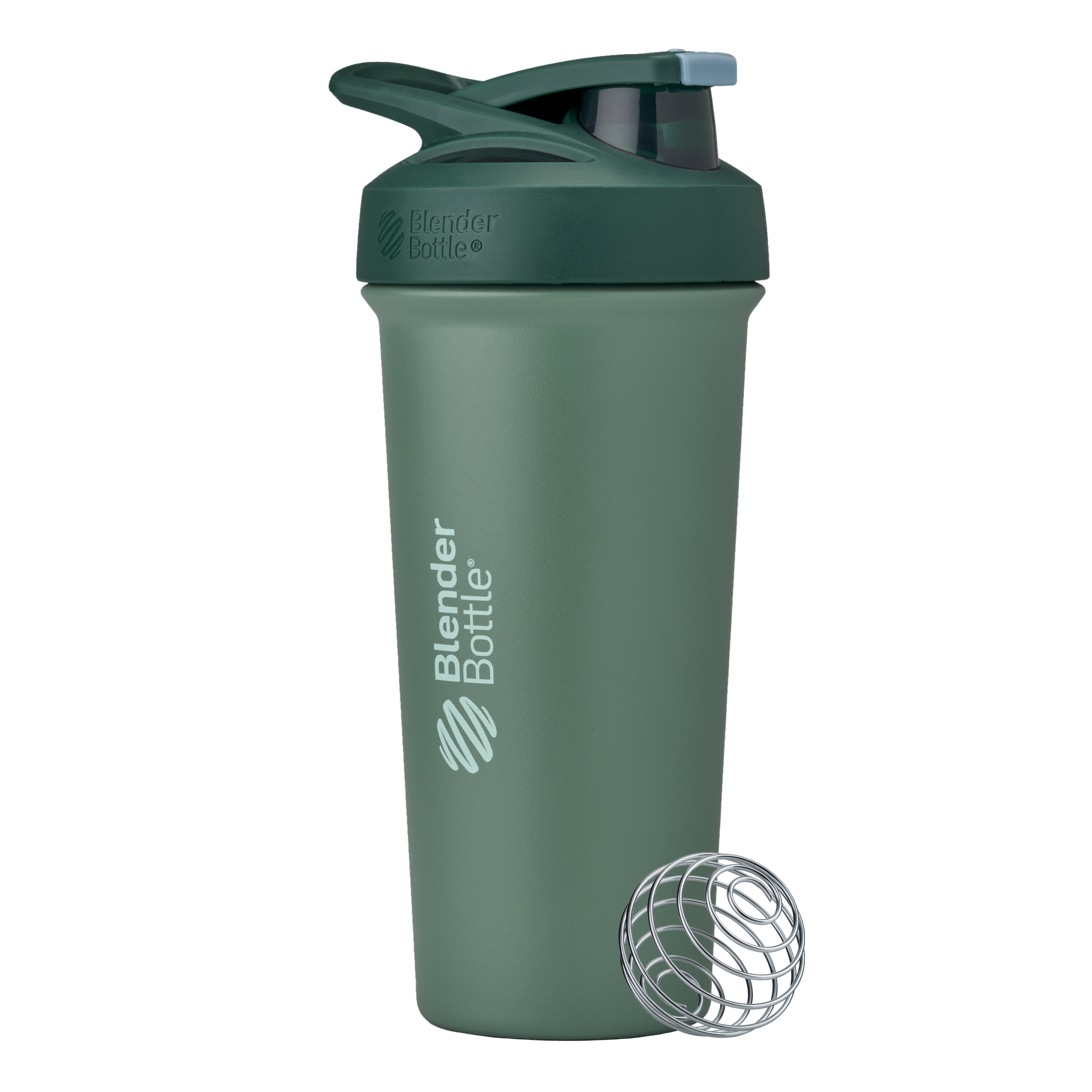 Sea Glass Sport Sleek stainless-steel shaker with locking lid.| Color#Sea Glass