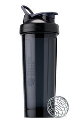 Black 32oz protein shake cup made of odor-resistant Tritan. | Color#nightshade_Size#32oz